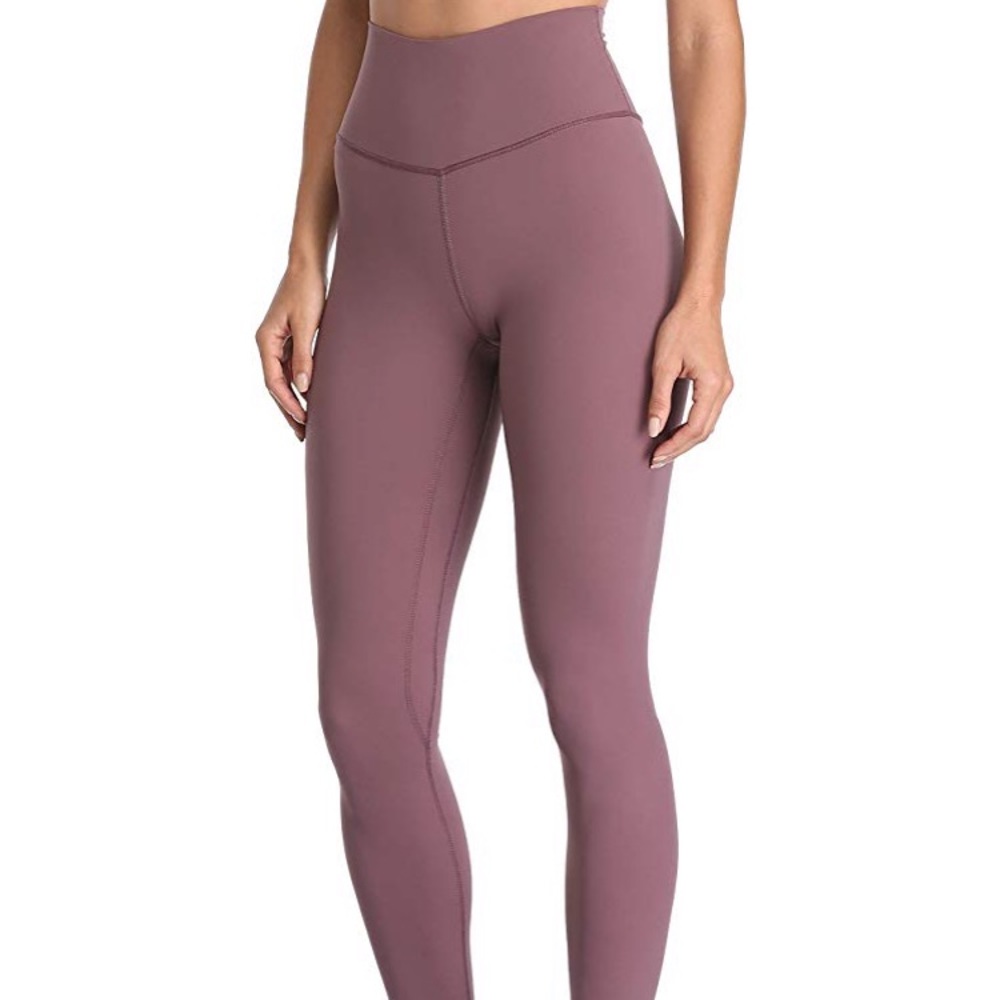 Colorfulkoala buttery soft leggings in “Dusty Red”